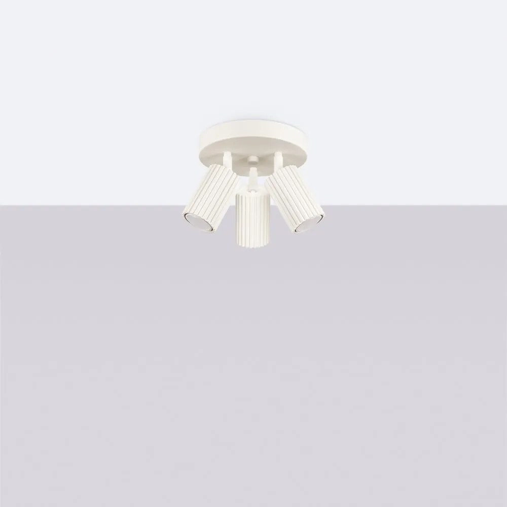 Krémovobiele bodové svietidlo Gleam – Sollux