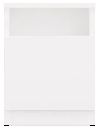 Nočný stolík Galax 1D 30 cm biely