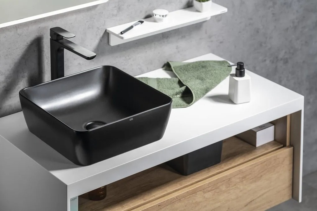 GSI GSI, NUBES keramické umývadlo 40x32cm, creta mat, 9684108