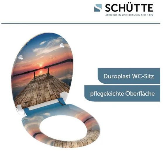 Schütte WC sedadlo z duroplastu (Západ slnka na oblohe) (100335933)