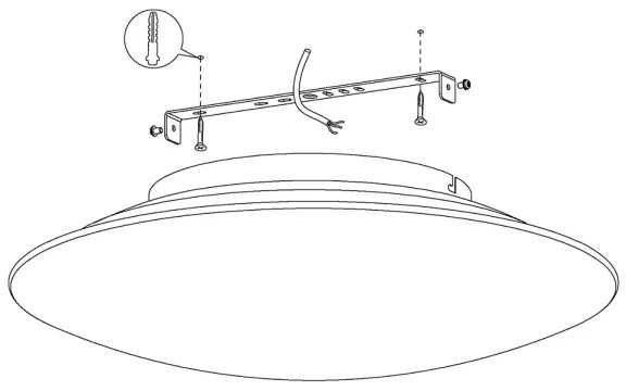 Eglo 97811 - LED RGB stmievateľné stropné svietidlo FRATTINA-C LED/27W/230V