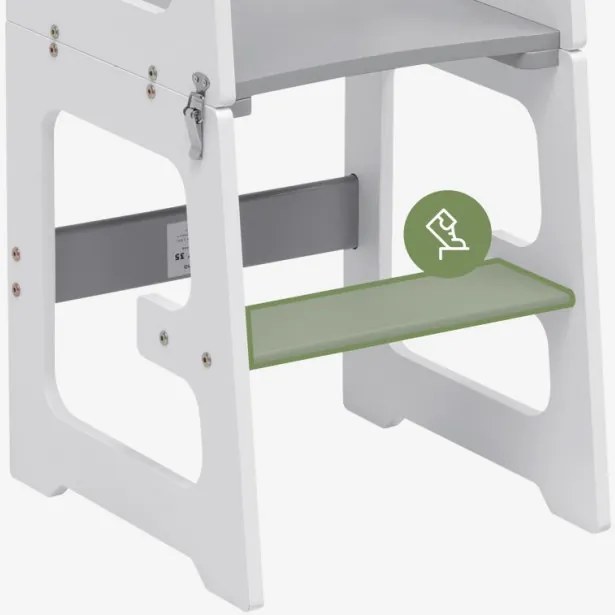 Učiaca veža 3v1 Mooby 35 sivá