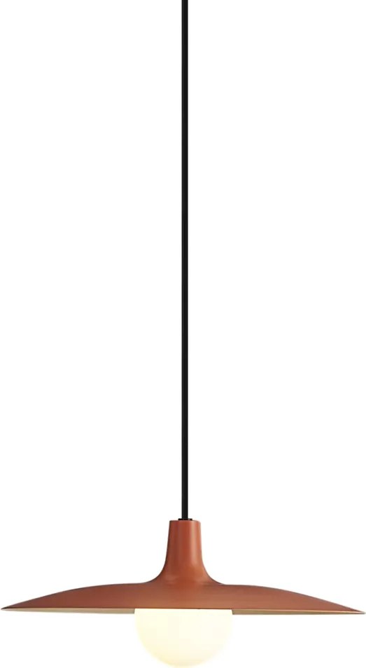 Retro závesná lampa oranžová pre koľajnicový systém 1-fázový - Slimline Panzi