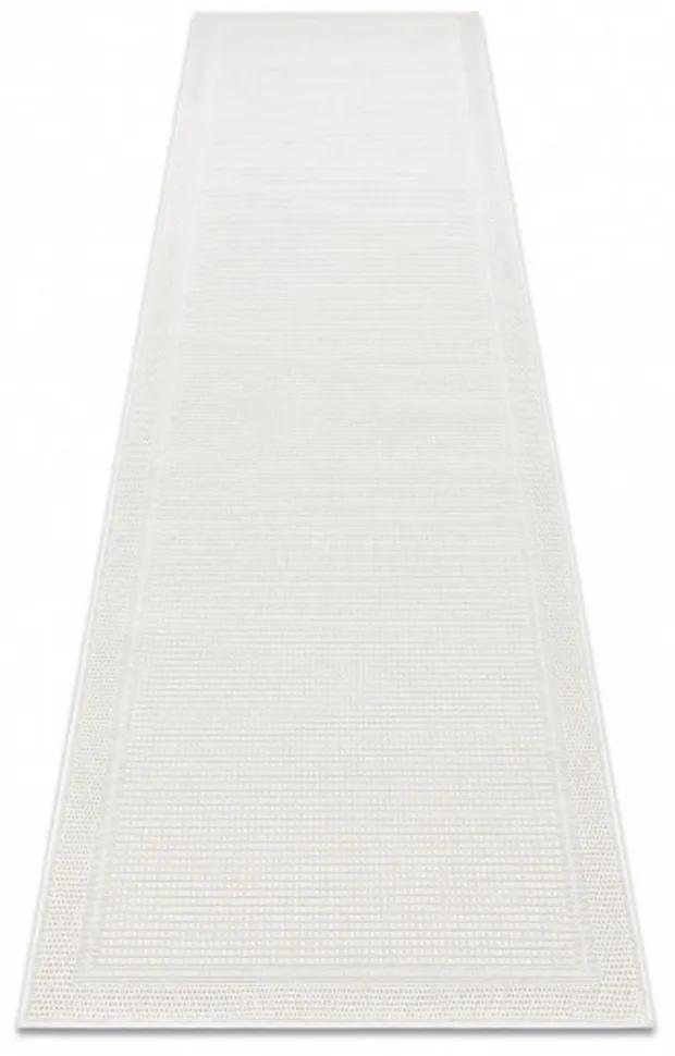 Kusový koberec Duhra biely atyp 80x250cm