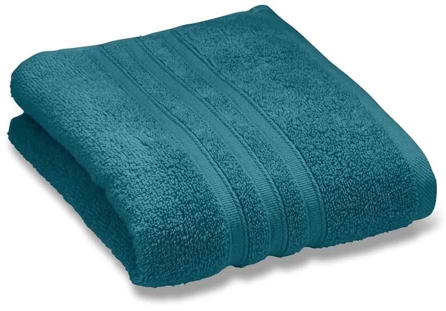 Zelenomodrý froté bavlnený uterák 50x85 cm Zero Twist – Catherine Lansfield