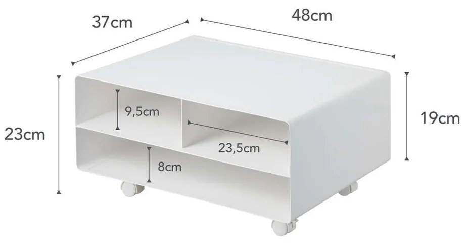 Odkladací stolík 37x48 cm Tower – YAMAZAKI