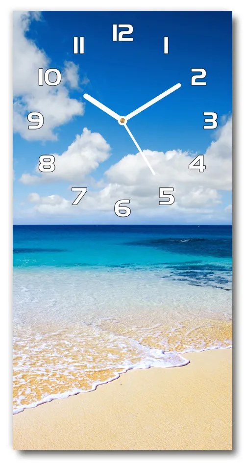 Nástenné hodiny tiché Tropická pláž pl_zsp_30x60_f_11574570