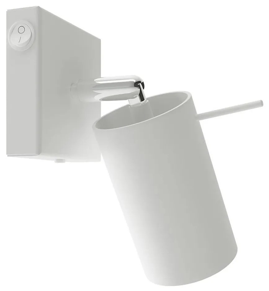 Sollux SL.1024 - Nástenné bodové svietidlo RING 1xGU10/10W/230V biela