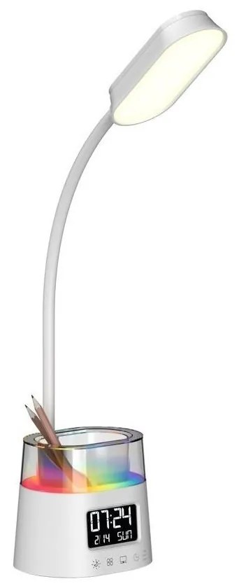 Immax 08980L-LED RGBW Stmievateľná lampa s držiakom na ceruzky FALCON LED/10W/5V IM1232