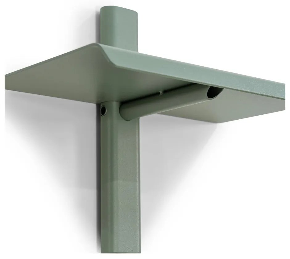 Sivozelená kovová polica 28 cm Hola – Spinder Design