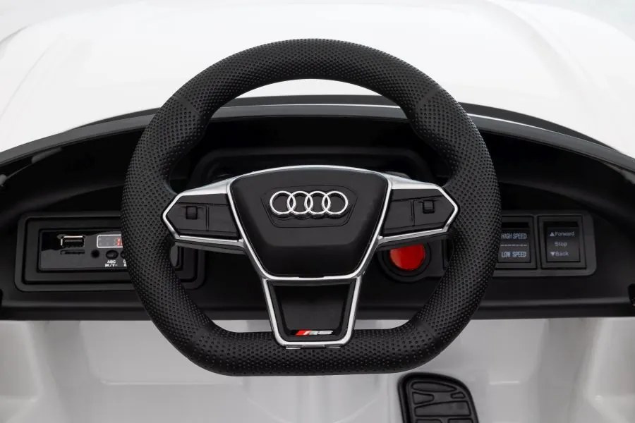 LEAN CARS Elektrické autíčko Audi E-Tron GT QLS-6888 biele