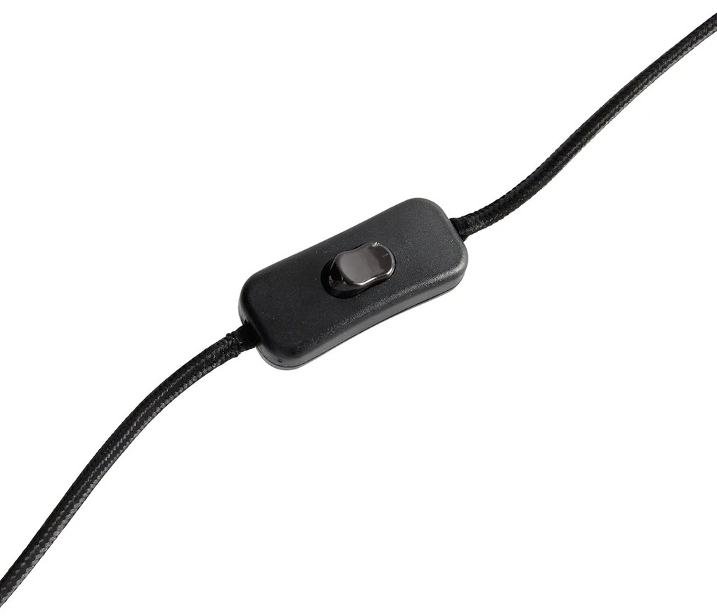 Orientálna stolová lampa béžová s korálkami - Moti