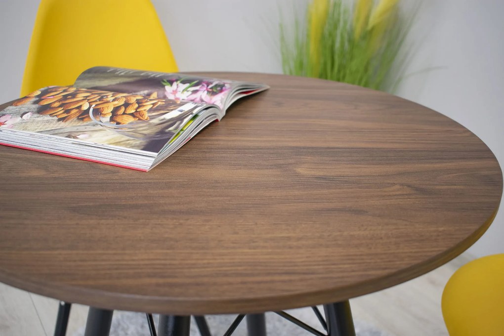 Jedálenský stôl s doskou v dekore jaseň OSLO 60x60