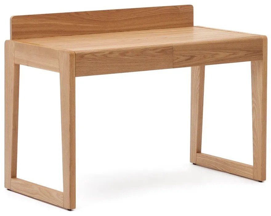 Pracovný stôl s doskou v dekore jaseňového dreva 60x120 cm Arandu – Kave Home