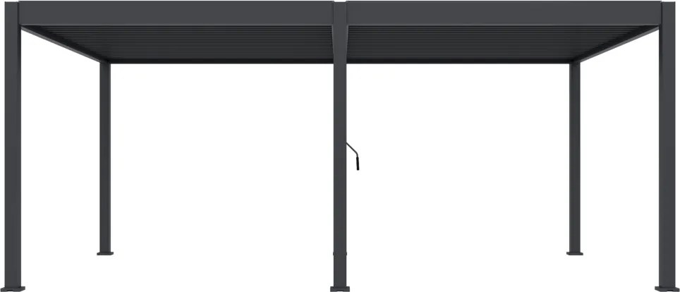 Bioklimatická pergola INTRO DUO 6x4m, hliník, voľne stojaca