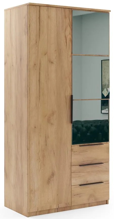 Skriňa Florencja craft zlatý 100x215