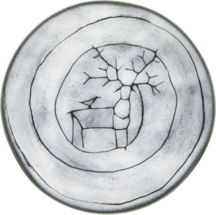 Tanier Posio 21 cm, šedý