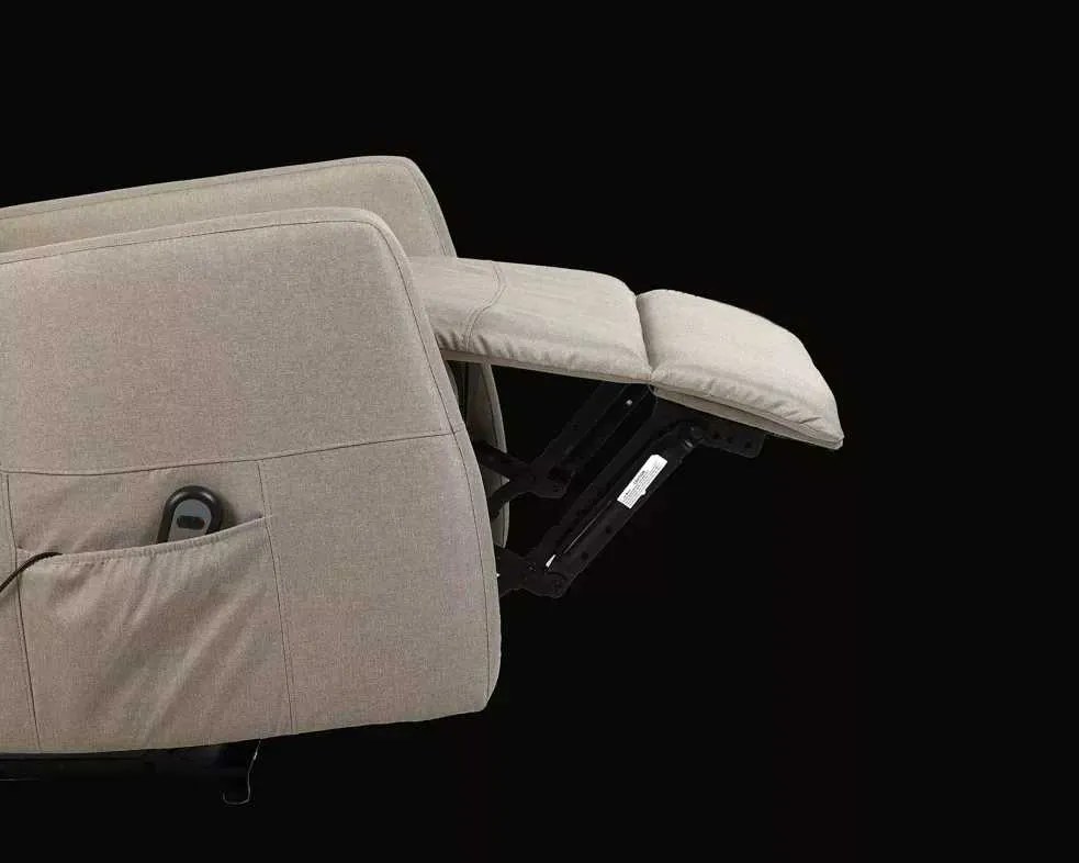 LuxuryForm DESIGN Elektricky polohovateľné televízne kreslo SEMIR - béžové