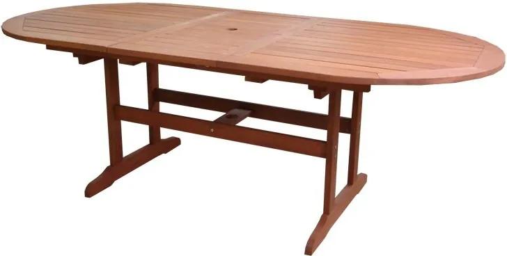 Záhradný stôl AWARD rozkladací drevený - 175 - 220 cm