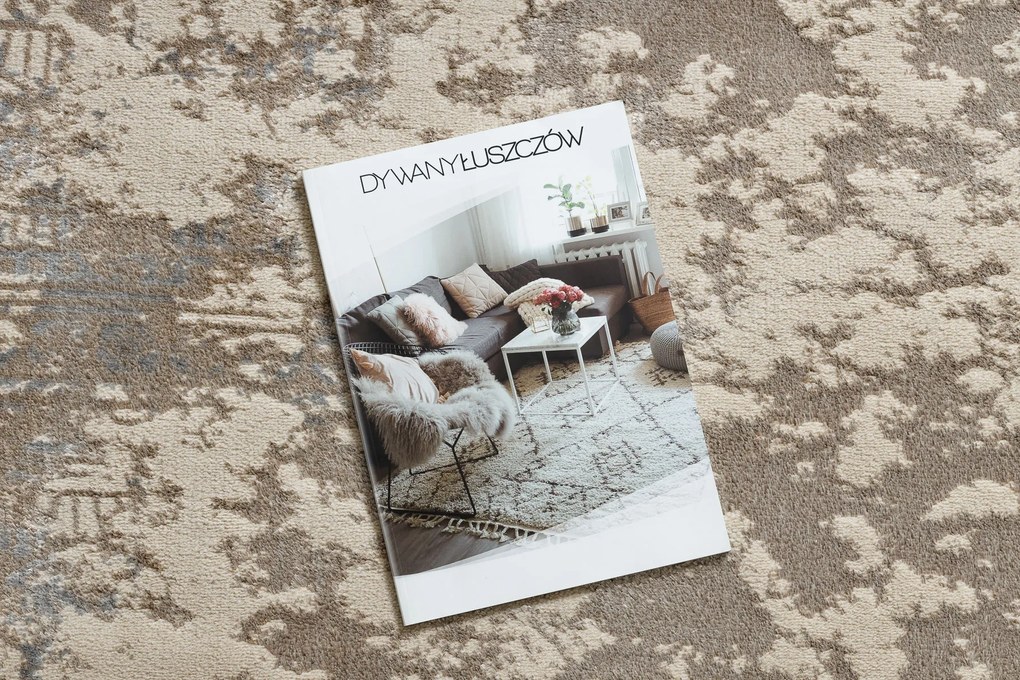 Koberec BLISS Z194AZ148 tmavo béžový / béžový - Abstrakcia