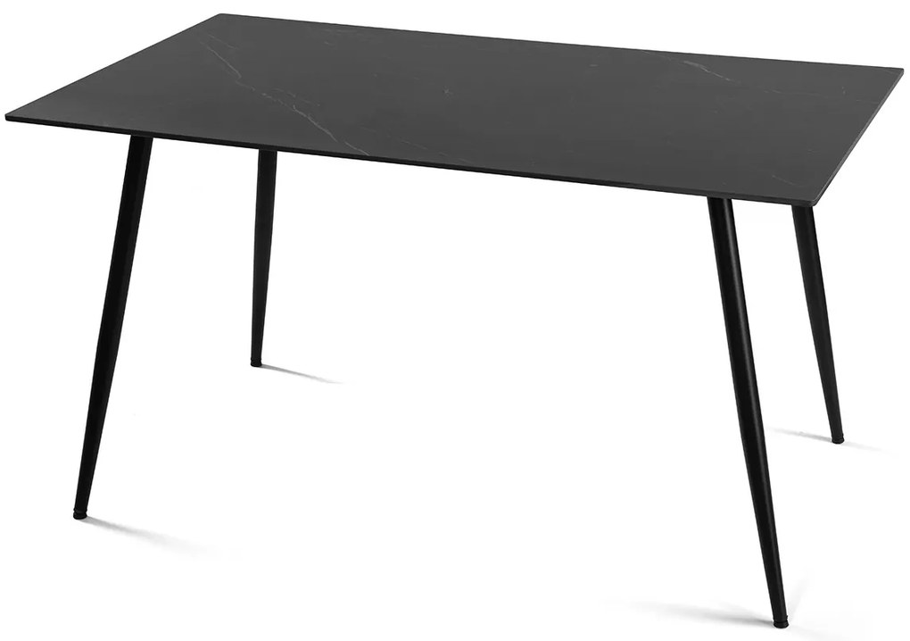 Noela Jedálenský stôl s keramickou doskou v dekore čierneho mramoru CERAMON 140