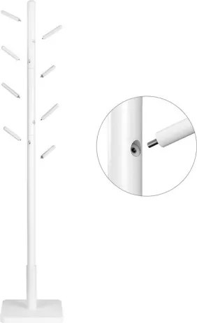 Stojací vešiak LINEA biely