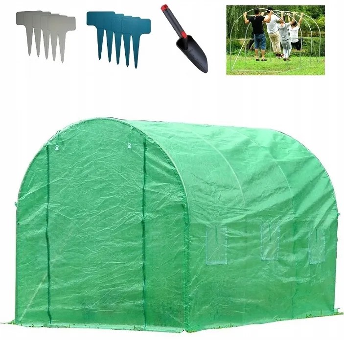 Záhradný fóliovník 3x6m BIELY + darček