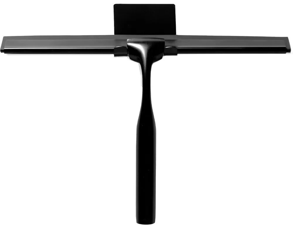 Rea príslušenstvo, Stierka do sprchového kútu s držiakom YZ-G04, čierna, REA-70001