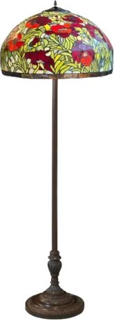 Stojacia lampa Tiffany Massive Ø50*170 kolekcia POPPY