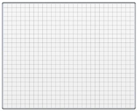 Biela keramická popisovacia tabuľa s potlačou ekoTAB, 1500 x 1200 mm, štvroce/raster