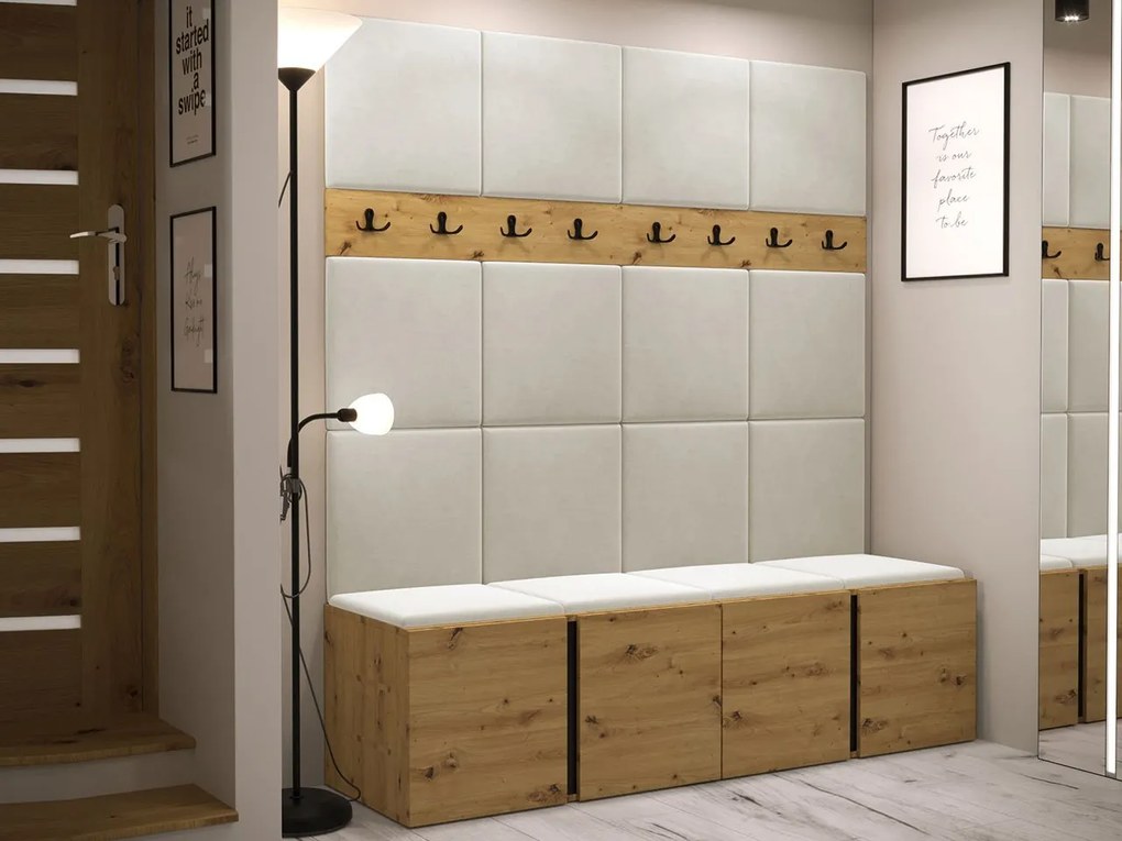 Predsieňová zostava Tavasz V, Farby: kašmír, Farba čalúnenia:: Manila 35