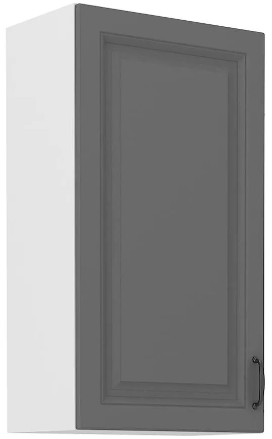 Kuchynská skrinka Stilo dustgrey/biely 50g/90 1f