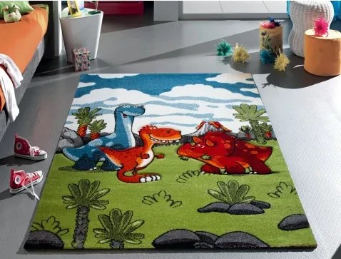 Detský koberec Diamond Kids 120x170 cm, motív dinosauri%