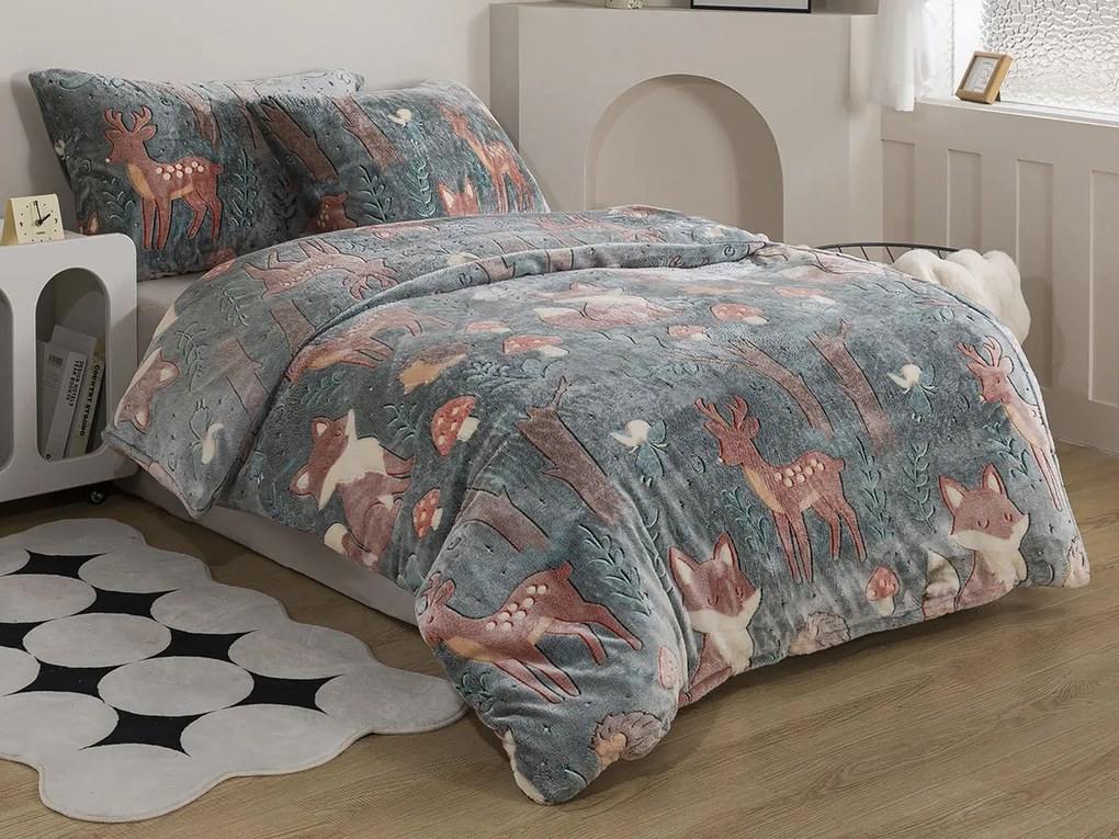 XPOSE® Mikroplyšové obliečky LÍŠKA BYSTRÚŠKA Exclusive (svietiaci efekt)