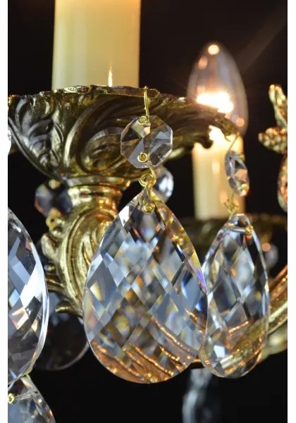 Wranovsky JWZ207061100 - Krištáľový luster na reťazi DRACO 6xE14/40W/230V