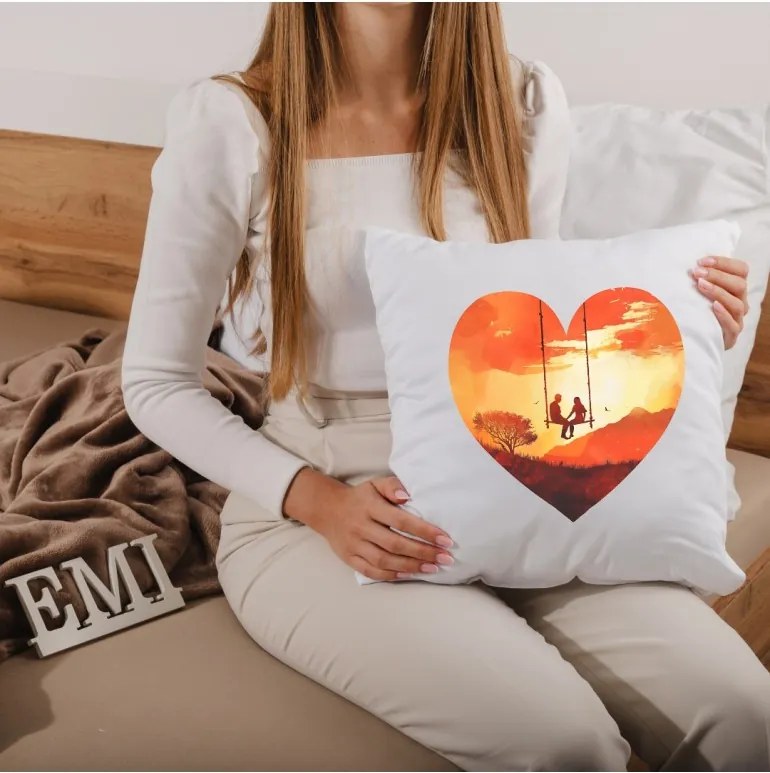 Dekoratívny vankúš Sunset Love 40x40 cm EMI