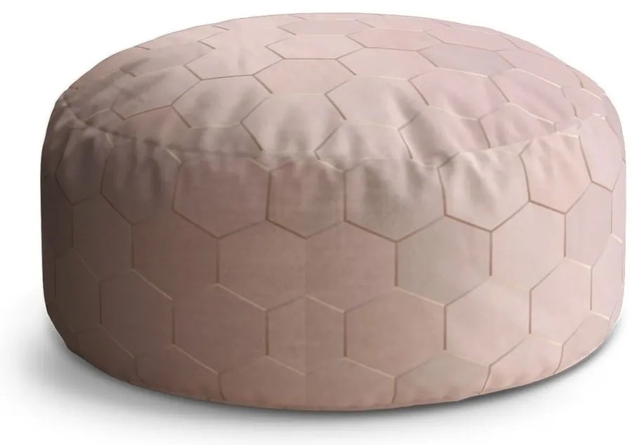 Taburet Circle rose gold, ružová