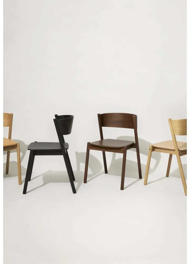 Jedálenské stoličky z dubového dreva Oblique - Hübsch