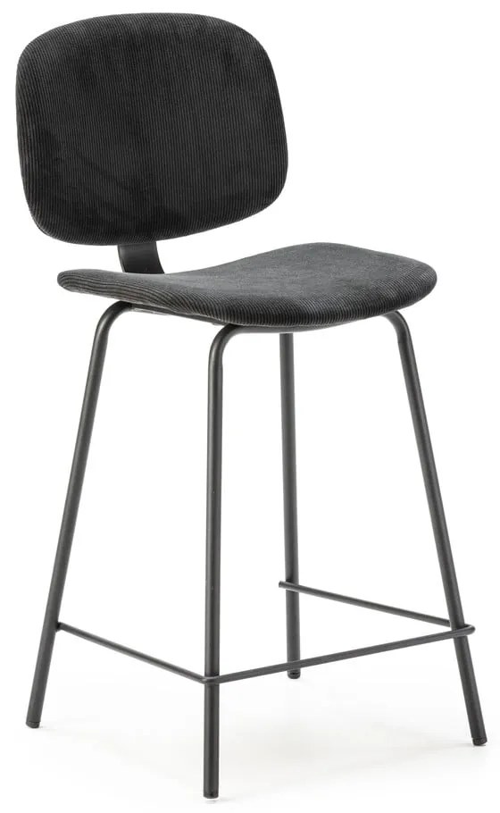 Čierne barové stoličky v súprave 2 ks (výška sedadla 66 cm) Arus – Marckeric