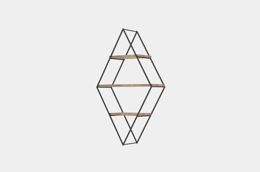 Nástenná polica Prizma