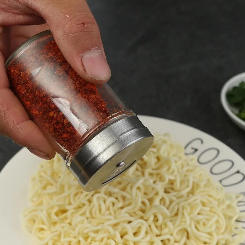 Korenka, sklenená s 3 veľkosťami sypátka SPICO, 100ml