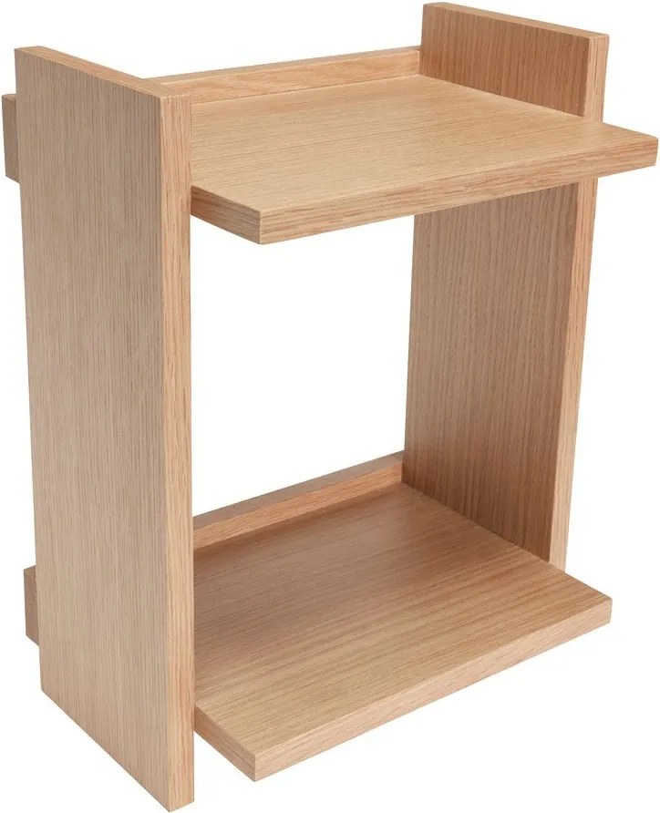 Poschodová polica v dekore duba v prírodnej farbe 34 cm Forma – Hübsch