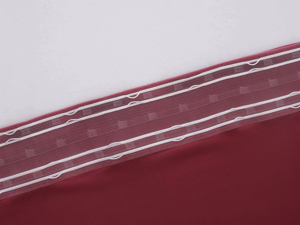 Zatemňovacie závesy Velvet bordó – 140 × 180 cm (2 ks)