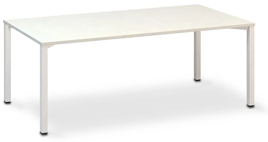 Konferenčný stôl ProOffice 120 x 200 x 74,2 cm, biela