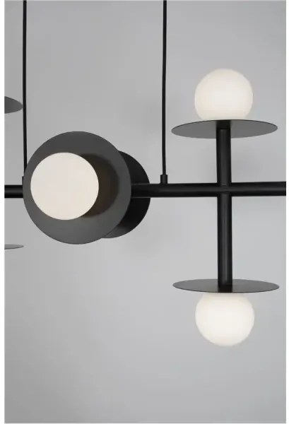 Rustikálny luster Pielo 109 čierne