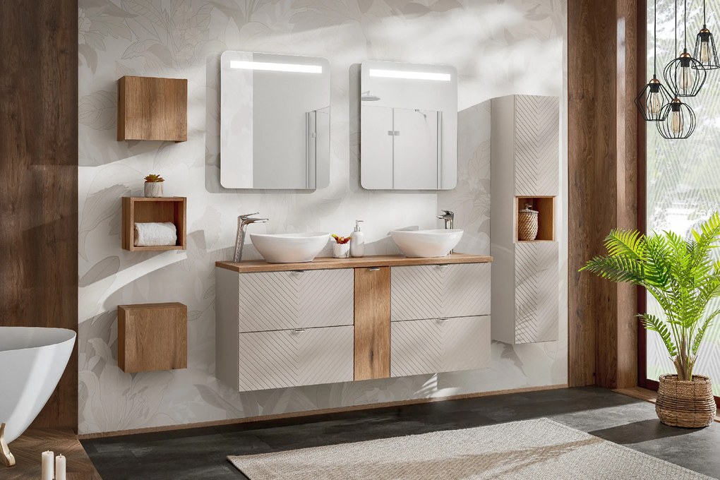 Comad Kúpeľňová skrinka pod umývadlo Viva Cashmere 60 kašmír