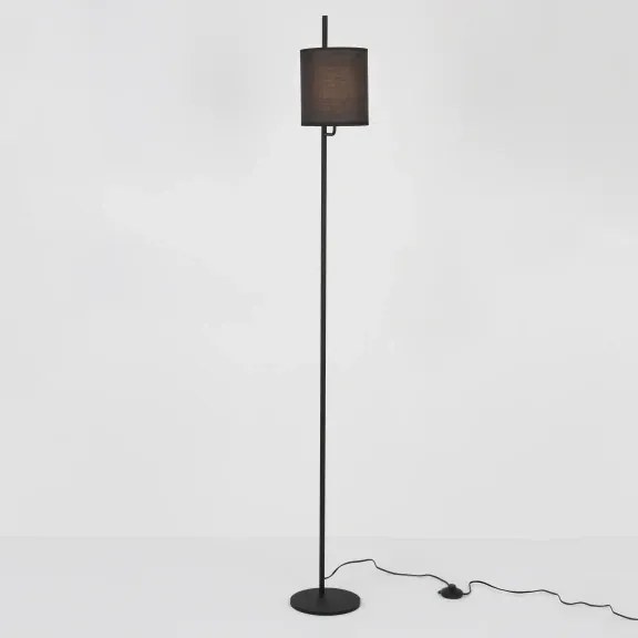 Retro stojaca lampa Yama 20 čierne