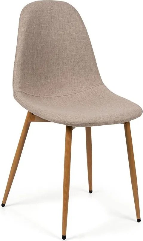 Jedálenský set 4x stoličky + stôl 120 cm AVENBERG NATURAL, béžová