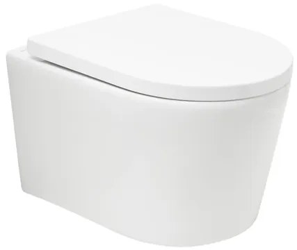 Wc s doskou softclose závesné SAT Brevis biele vírové SATBRE010RTORP