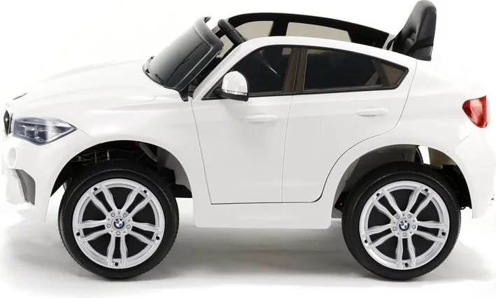 LEAN CARS BMW X6 Batéria Auto Biela koža, EVA